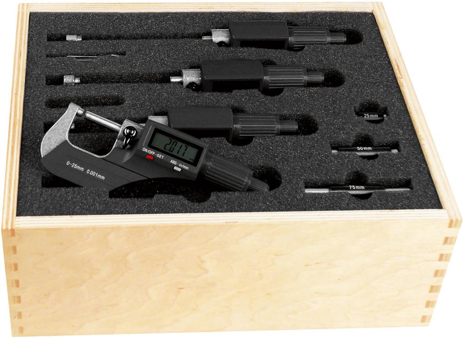 Beugelschroefmatenset 0-100mm FORTIS