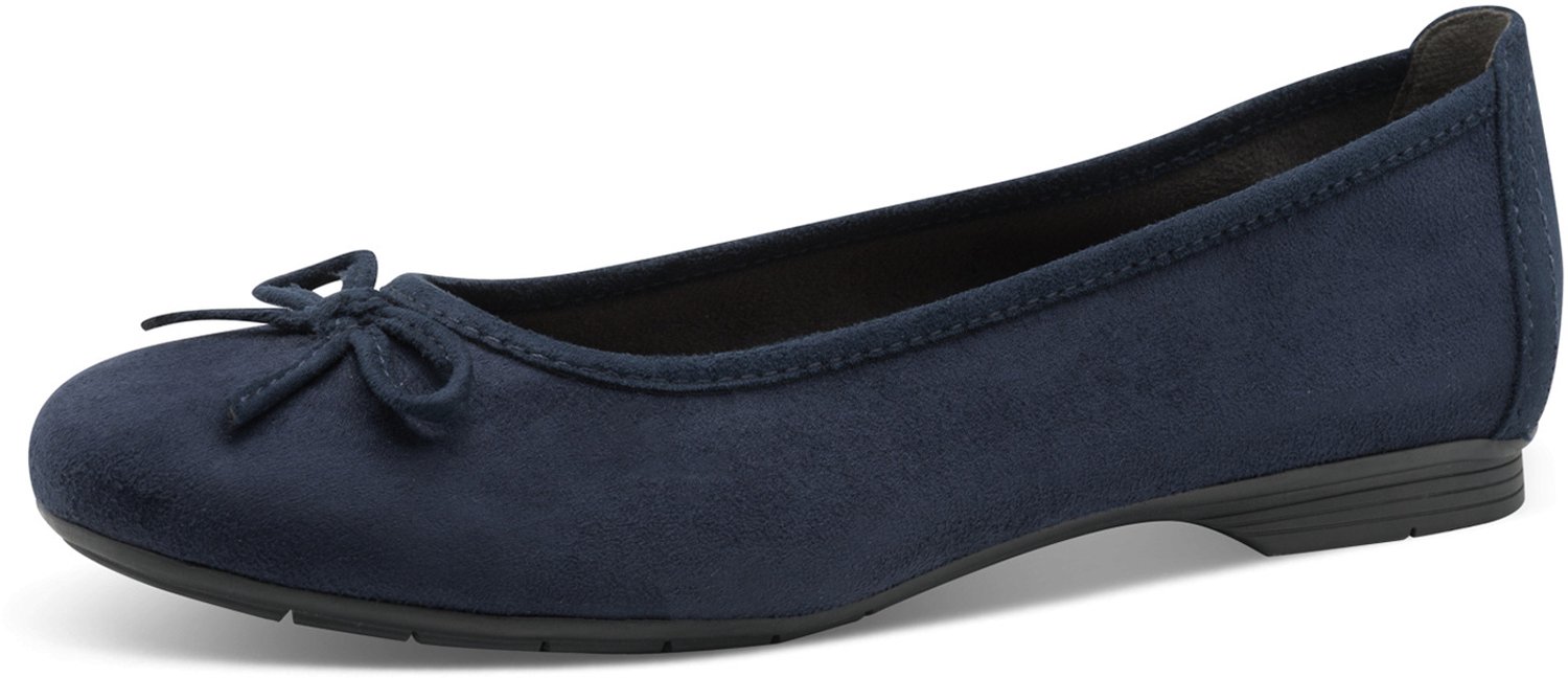Jana damesballerina 8-22164-41-805 damesschoenen blauw