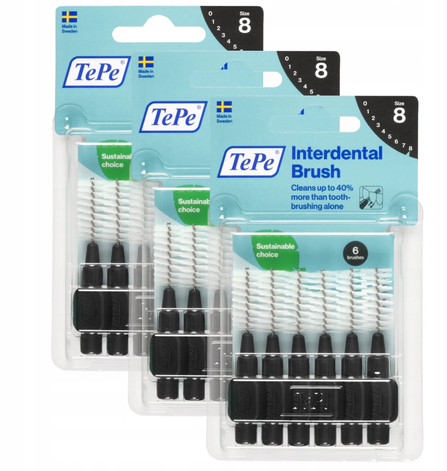 TePe Interdentale Borstels Original 1.5 mm Zwart 18 stuks