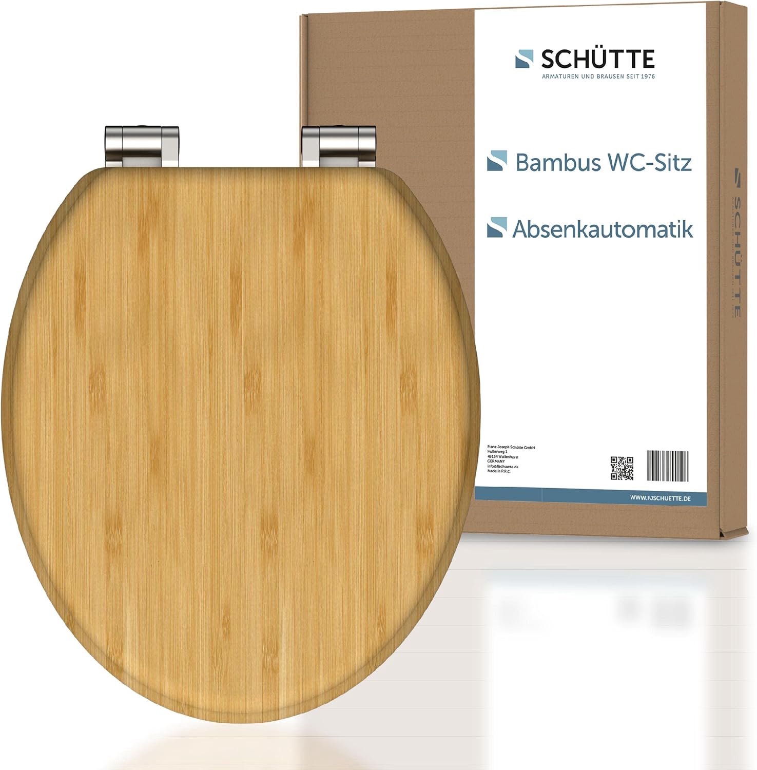 SCHÃTTE - Toiletbril - met - soft-close - NATURAL - BAMBOO
