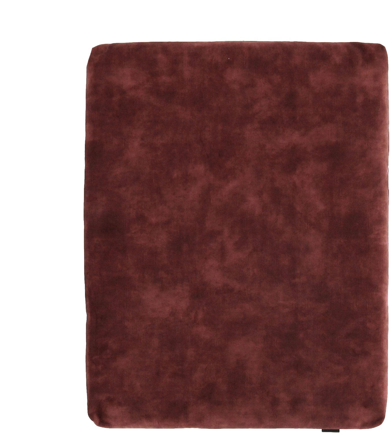 Kidsmill Boxmatras Hoes - Velours - 80 x 100 cm - Bordeaux