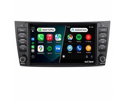 Navibop Autoradio geschikt voor Mercedes e-klasse CLS-klasse W211 - Draadloos Apple CarPlay & Android Auto - 9 inch touchscreen - Android 15 - 2GB/32GB - Navigatie - Bluetooth - DAB+ ready - 2 din