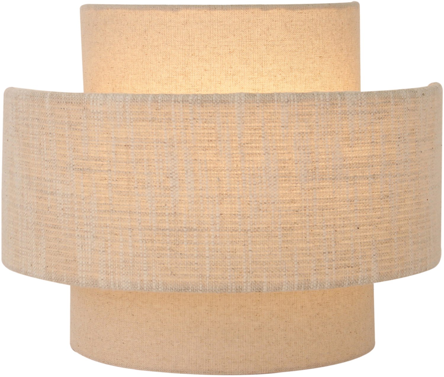 Chericoni Trilo Wandlamp - 1-lichts - Ø30 cm - Beige, Zand - Katoen