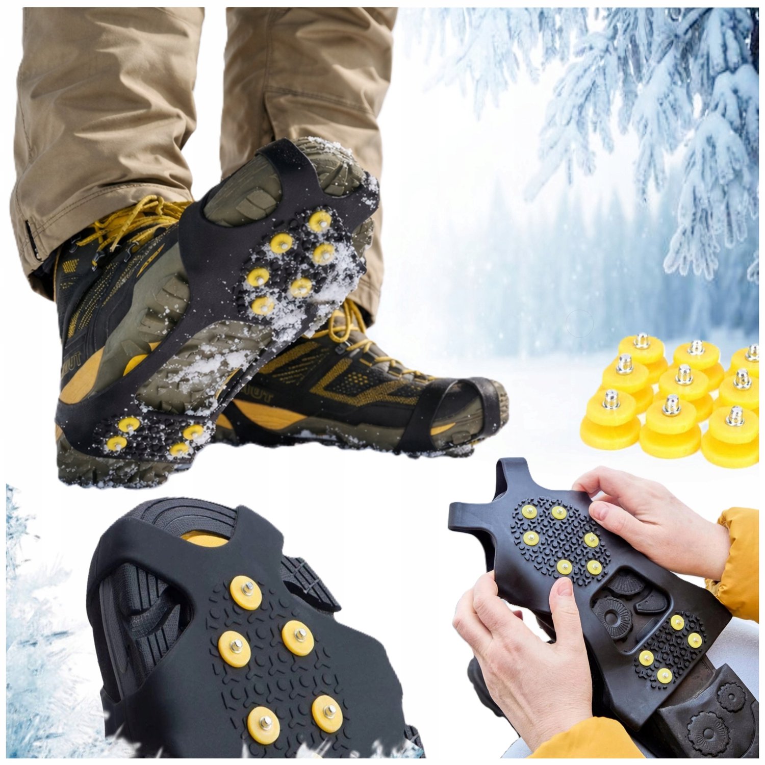 Antislip Rakkels voor Winterschoenen – Extra Grip