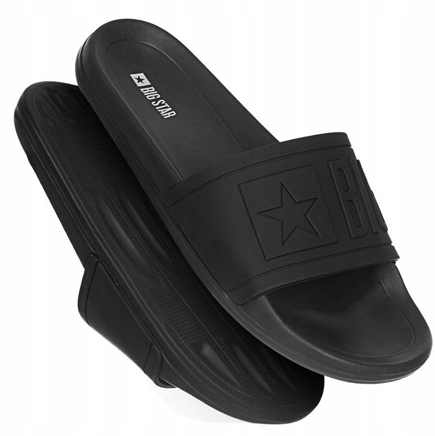 Big Star Dames Klompen Zwart - Comfortabel voor Strand, Zwembad & Huis