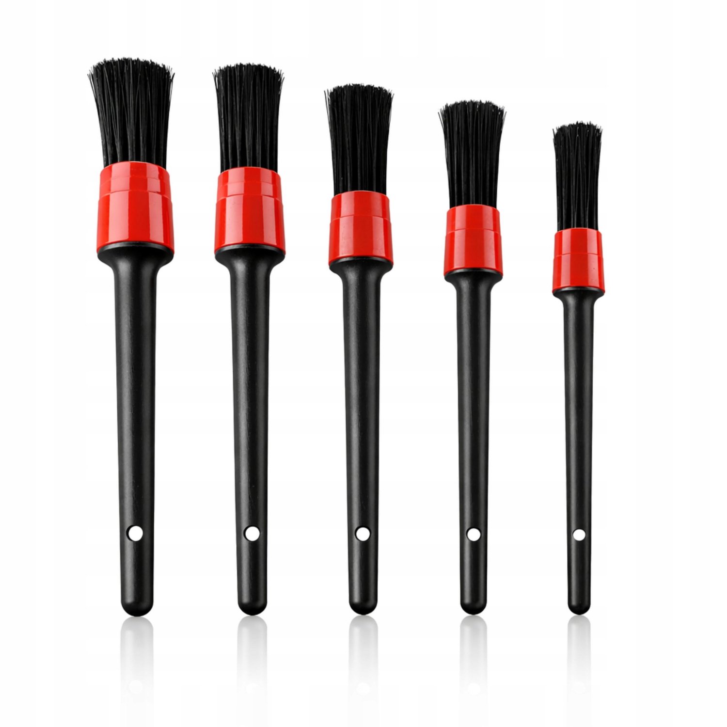 5x Auto Detail Penseel Set - Interieur & Exterieur Reiniging