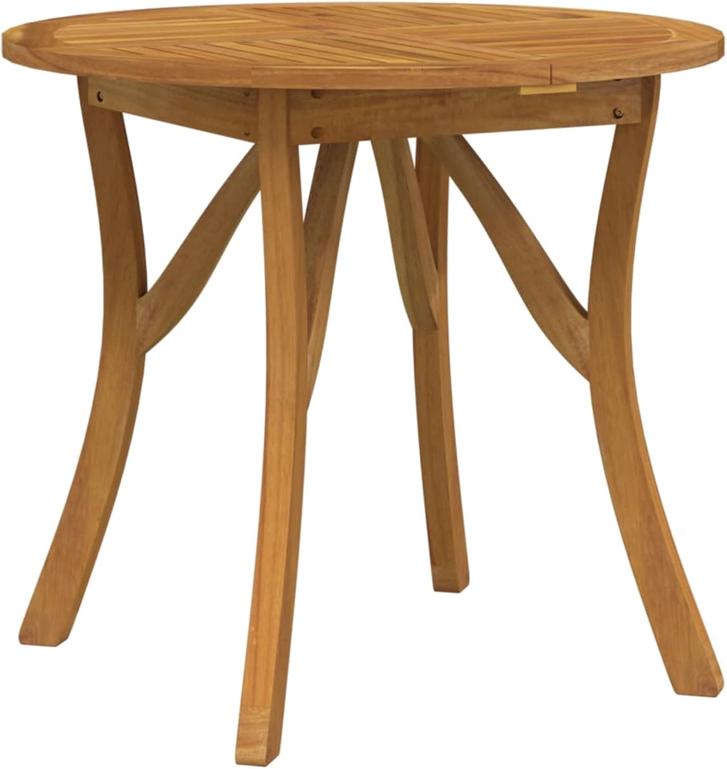 Tuintafel tuin eettafel terrastafel tafel balkontafel tuinmeubelen massief hout acacia Ø 85 cm