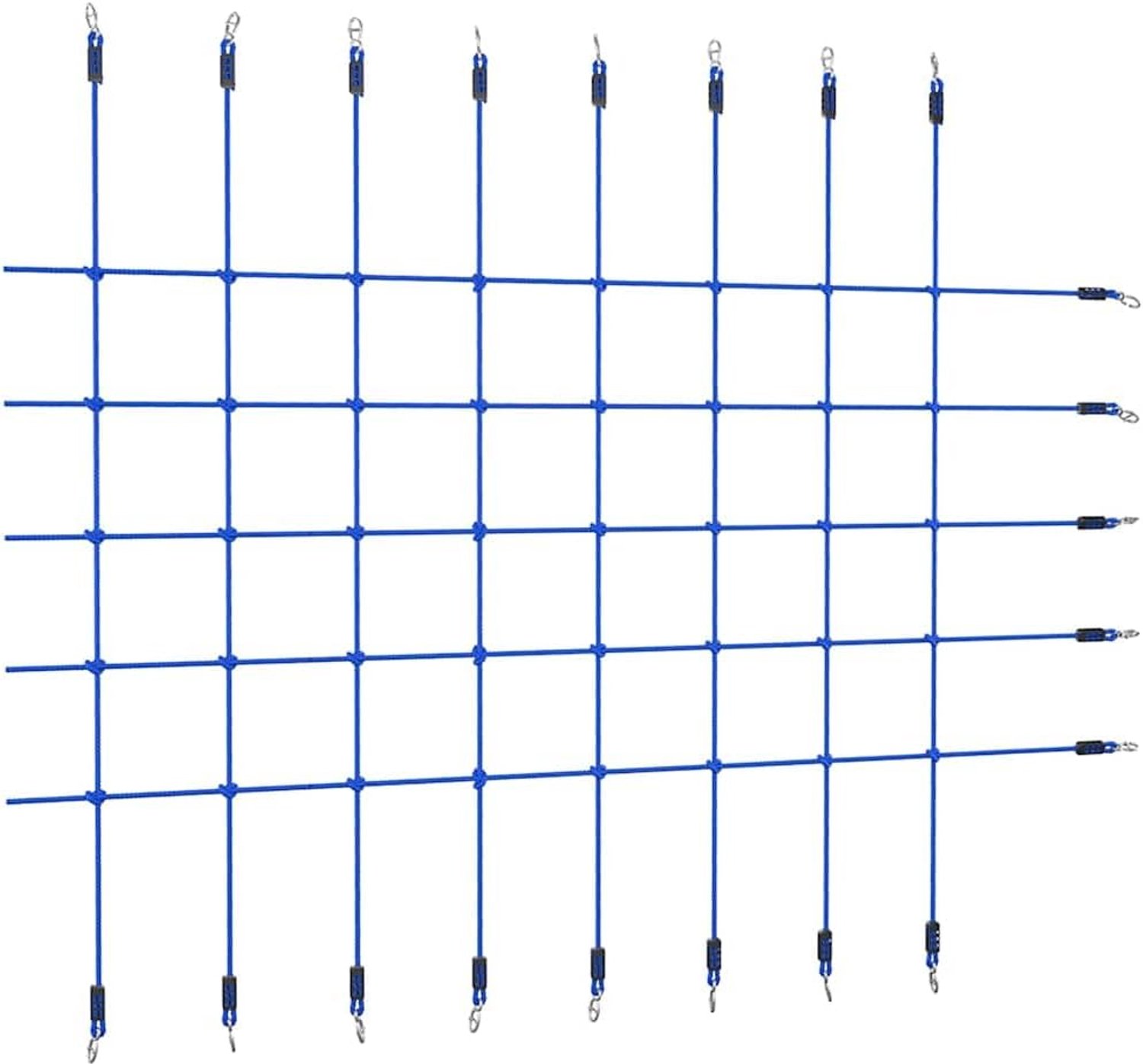 Klimnet voor kinderen, outdoor speelnet, blauw, 200 x 150 cm