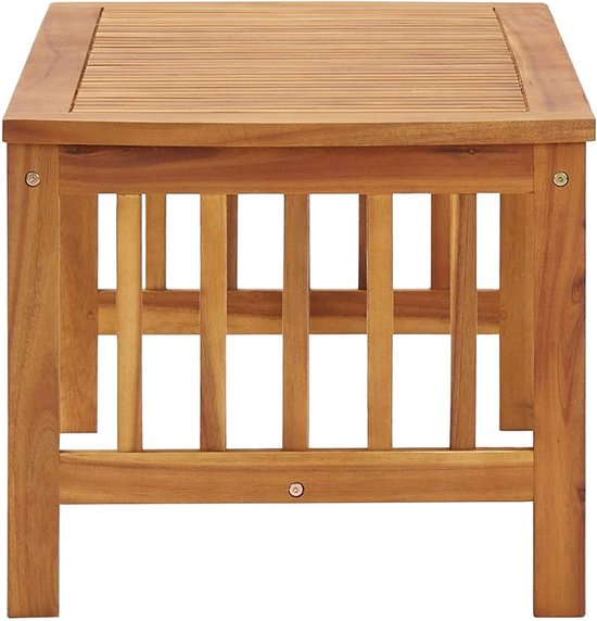 Salontafel bijzettafel woonkamertafel koffietafel houten tafel voor slaapkamer, woonkamer 102x50x43 cm massief acacia — afbeelding 2