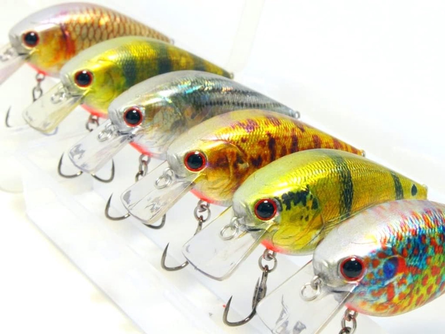 Crankbait voor Bass Fishing Bass Lokken Jerkbait Vissen Lokken (HC25KB4, met Tackle Box)