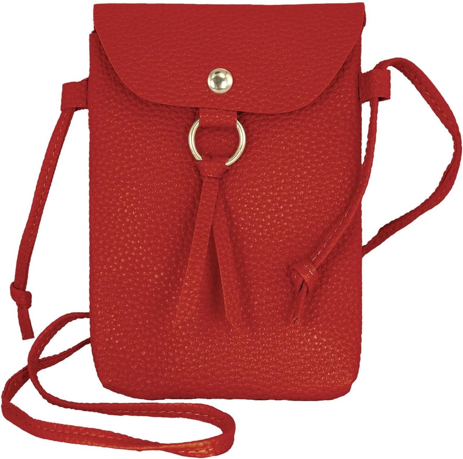 Leren Crossbody Telefoon Tas voor Dames, Mobiele Telefoon Portemonnee met Magneetsluiting, Ideaal voor Dagelijks Gebruik en Uitgaan