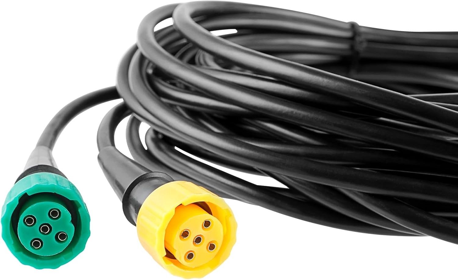 Trailer kabel 5 meter met 13-polige stekker en 2 extra aansluitingen voor voertuigen