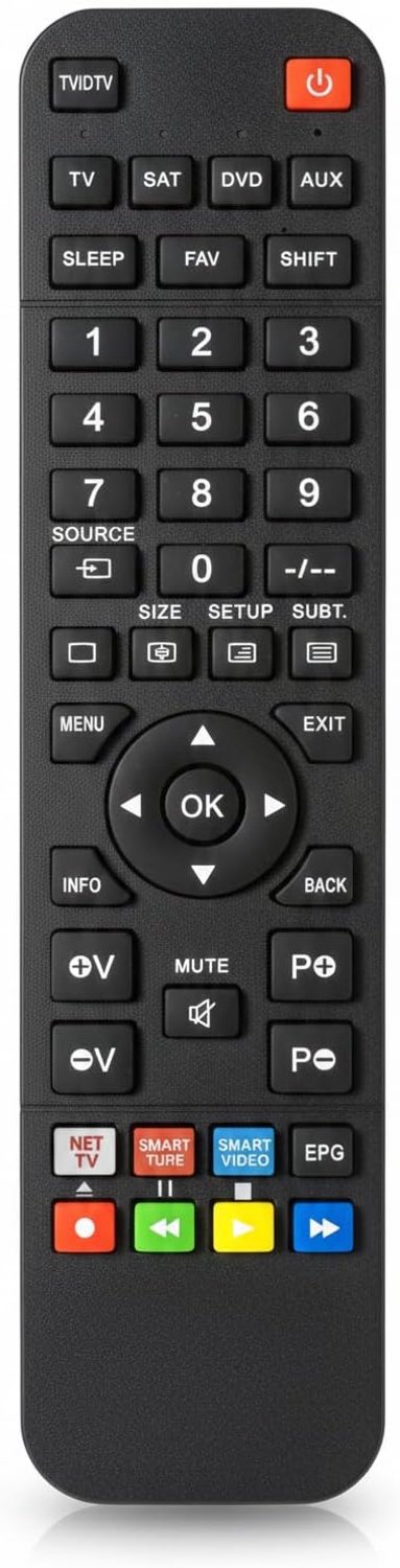 Afstandsbediening geschikt voor Philips 32PFL3168H | 32PFL3188H/12
