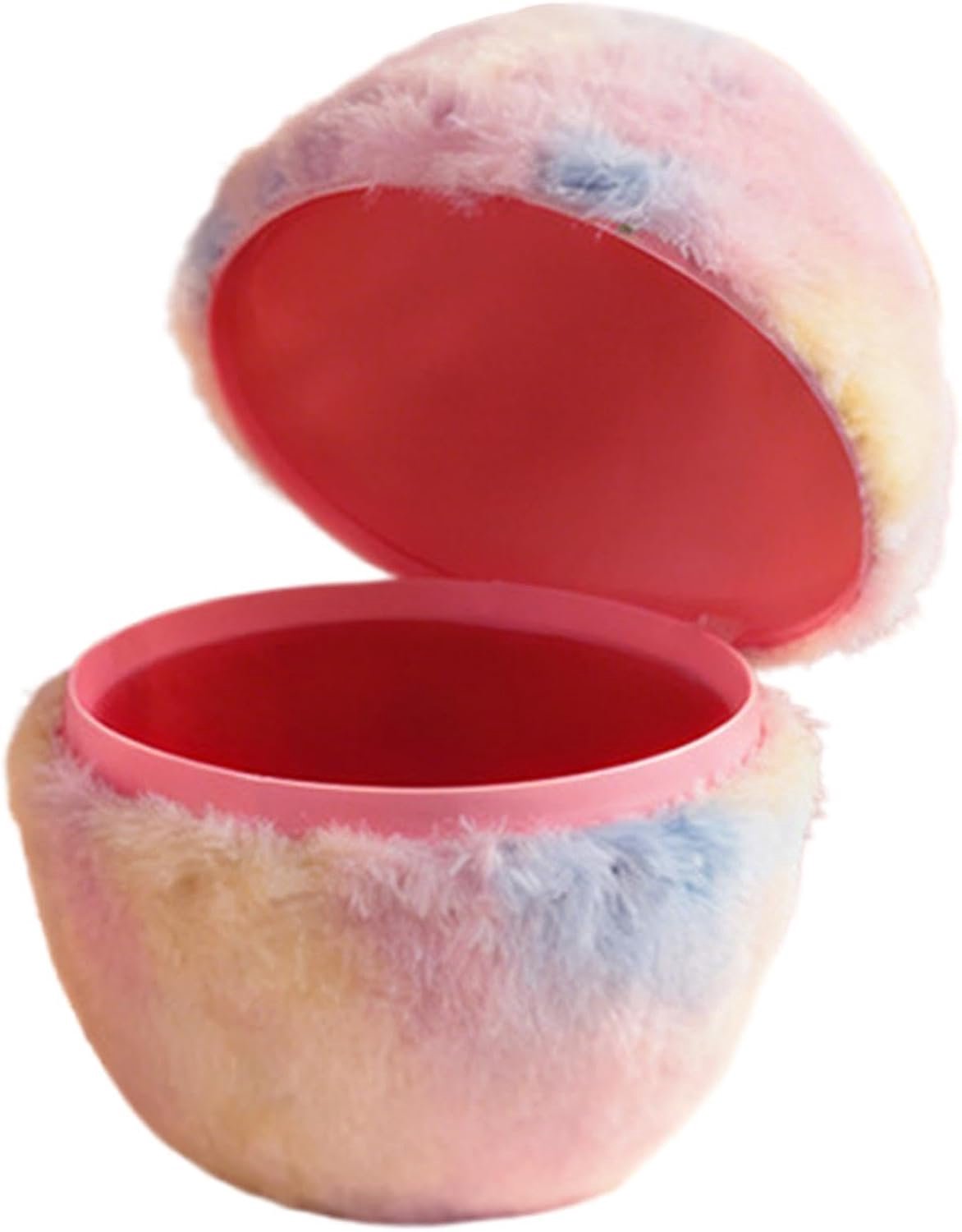 Paaseieren - fluwelen container, 21,9 cm, decoratieve schelpen van zacht flanel, feestelijke geschenken | snoep- en snackhouder, mandvuller, accessoires