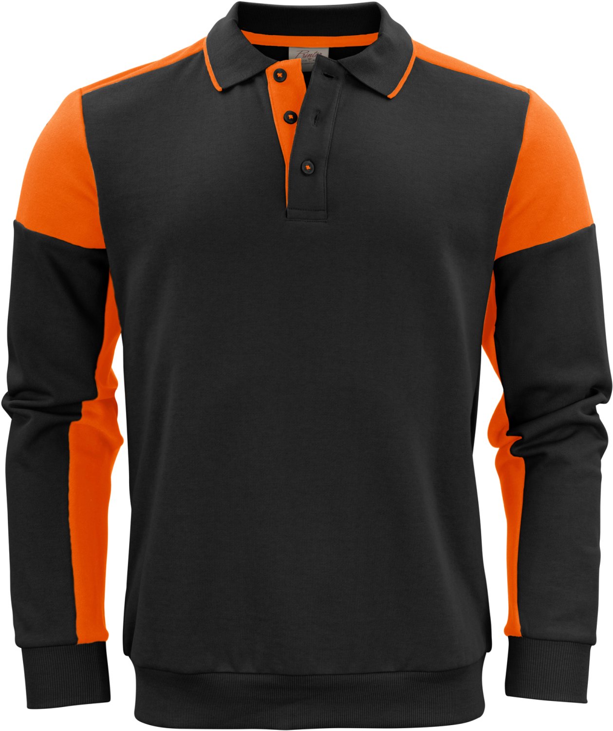Printer PRIME POLOSWEATER PRIME 2262060 - zwart/staalgrijs - M
