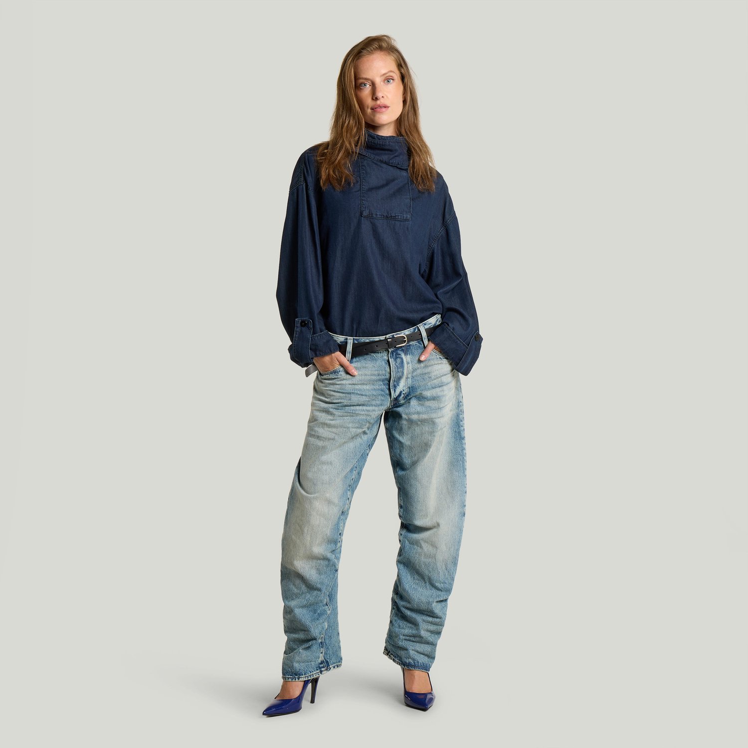 G-Star Arc 3D Loose Wmn Blauw