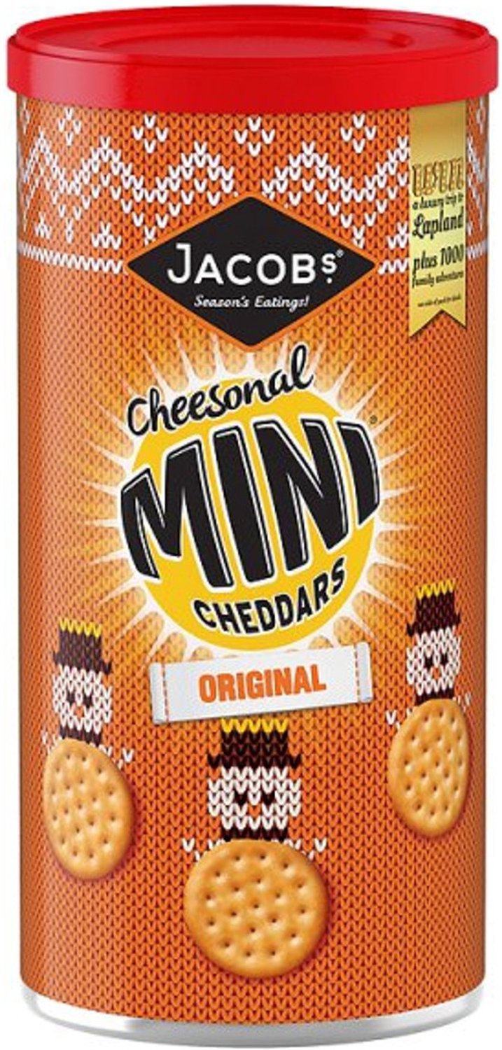 Jacob's Cheesonal Mini Cheddars - Engelse zoutjes - 12 x 260 g