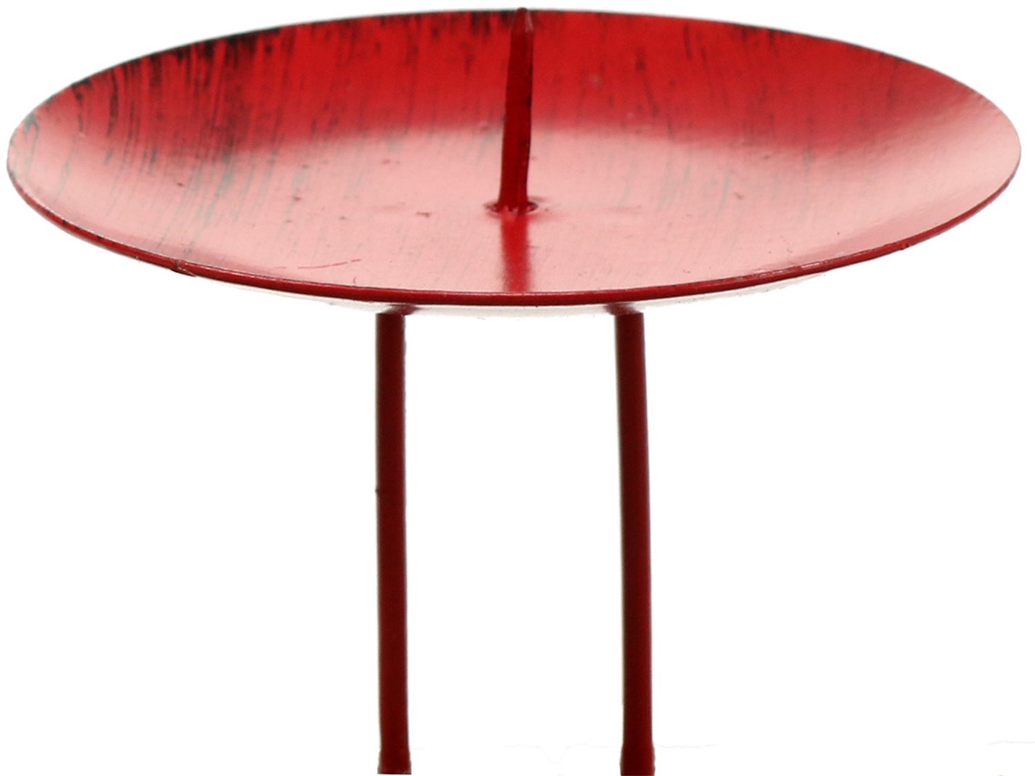 Insteekkaarsenhouder rood Ø9cm 4 st