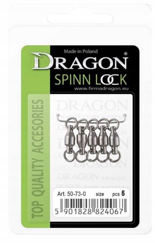 Dragon Kogellager Swivel Maat 1/0 - 21kg Sterkte — afbeelding 2