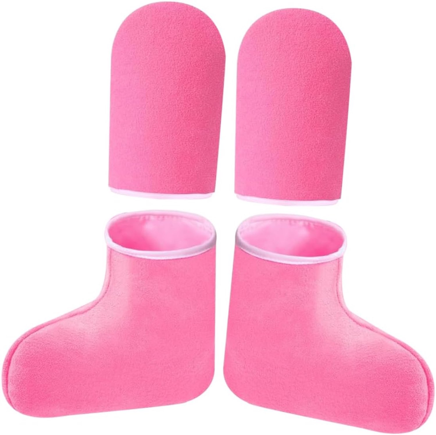 1set Paraffine Was Handschoenen Voetbooties Voor Hydratatie Warmtebehandeling Voor Thuis Salon Comfortabele Voor Hand Voetverzorging