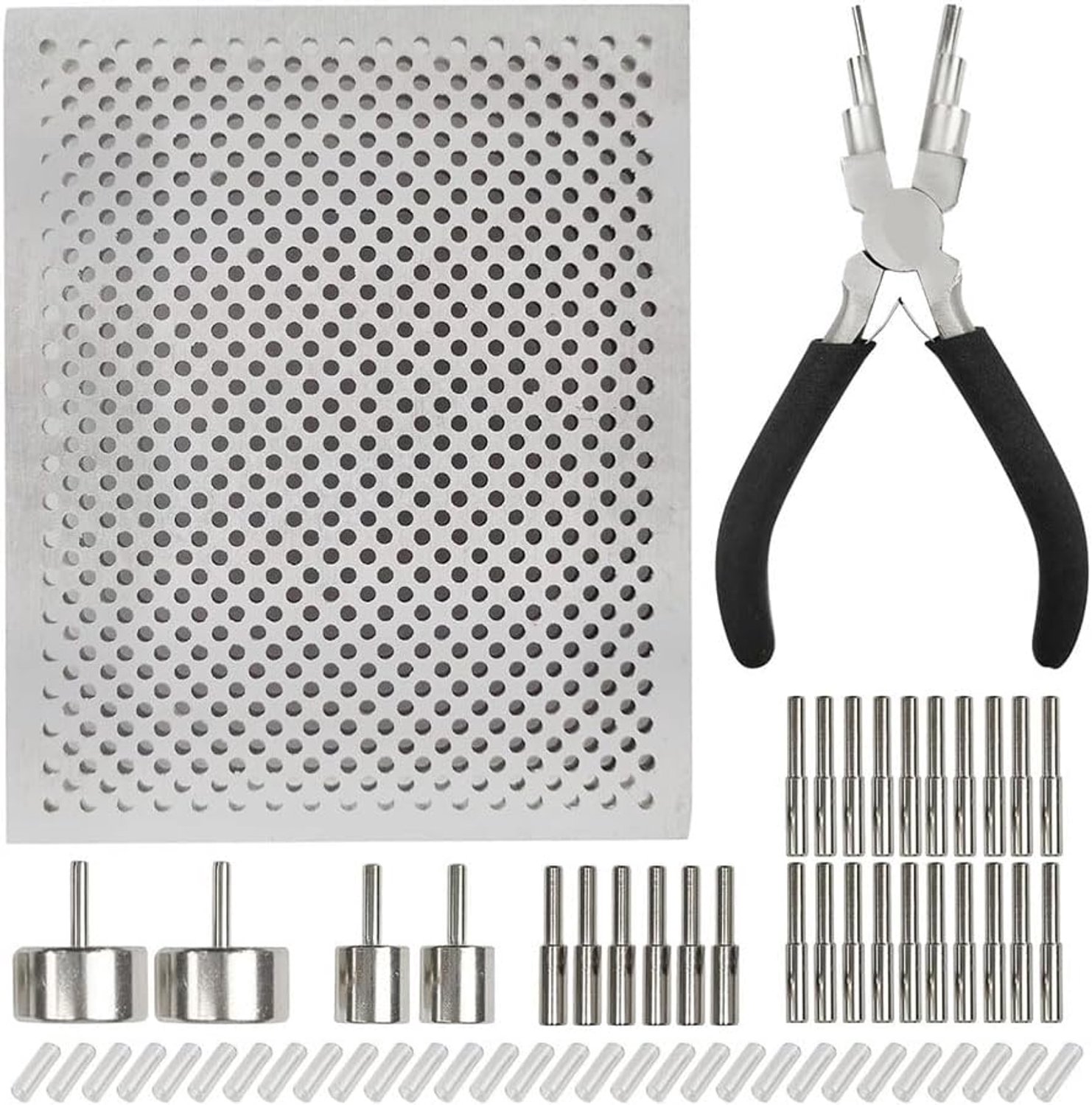 Kralensjablonenset van de tweede generatie met 6-in-1 buigtang en metalen pinnen, gereedschap voor het maken van
