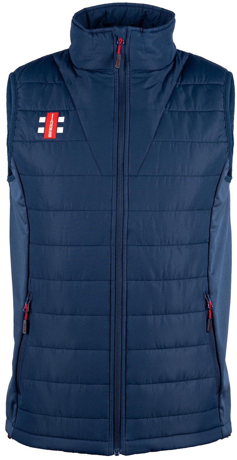 Gray-Nicolls bodywarmer speelgoed - Pro Performance donkerblauw medium.