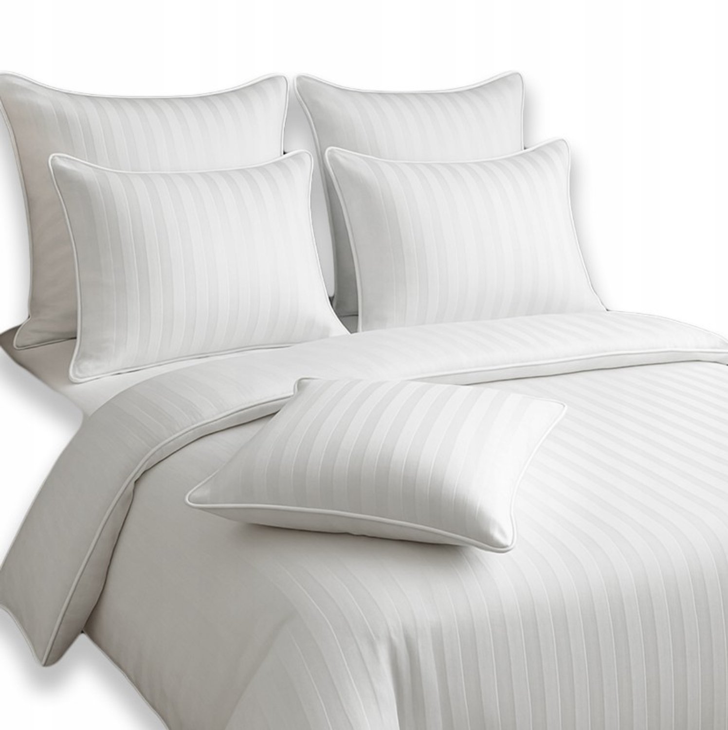Beddengoed 160x200cm 2x Kussensloop 70x80cm Hotelkwaliteit Zwart met Gouden Rand