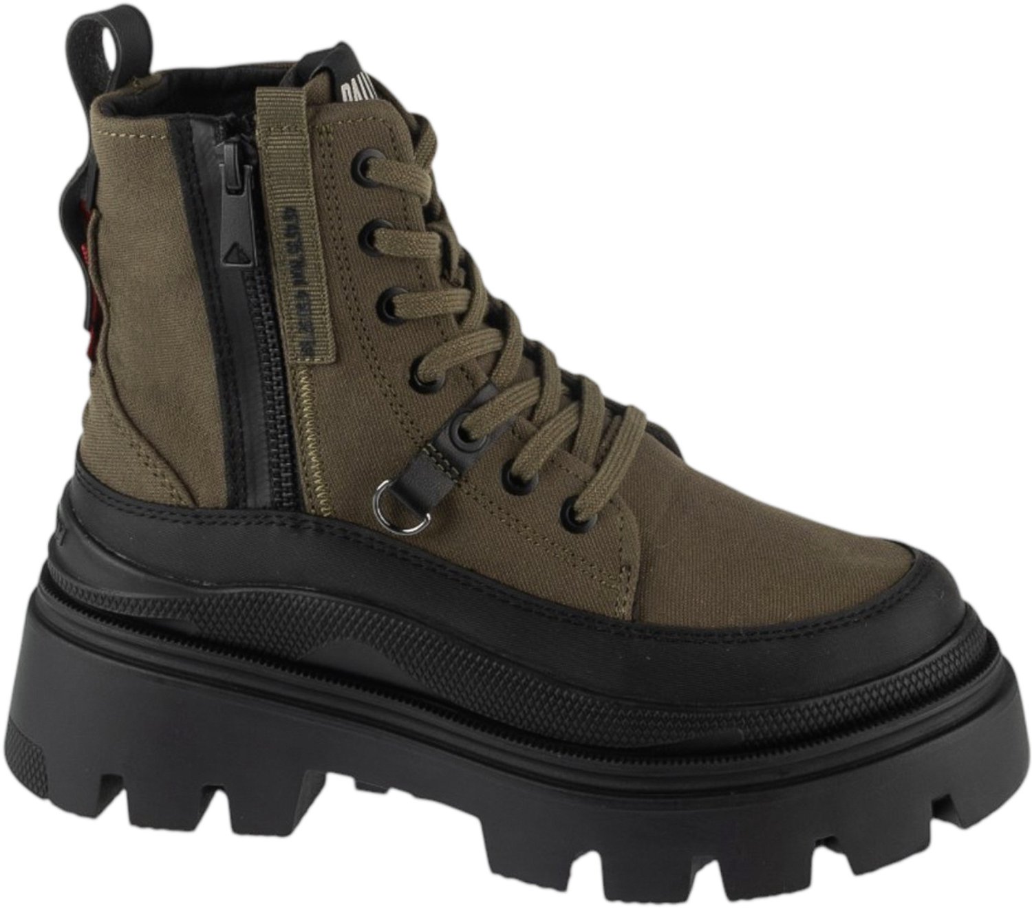 Palladium Pallasquad Zip Tx Vrouwen Laarsjes Groen