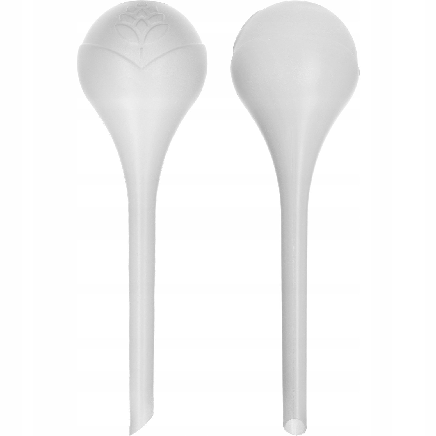 2x Plantenwatergevers 400ml - Wit Transparant, Onbreekbaar