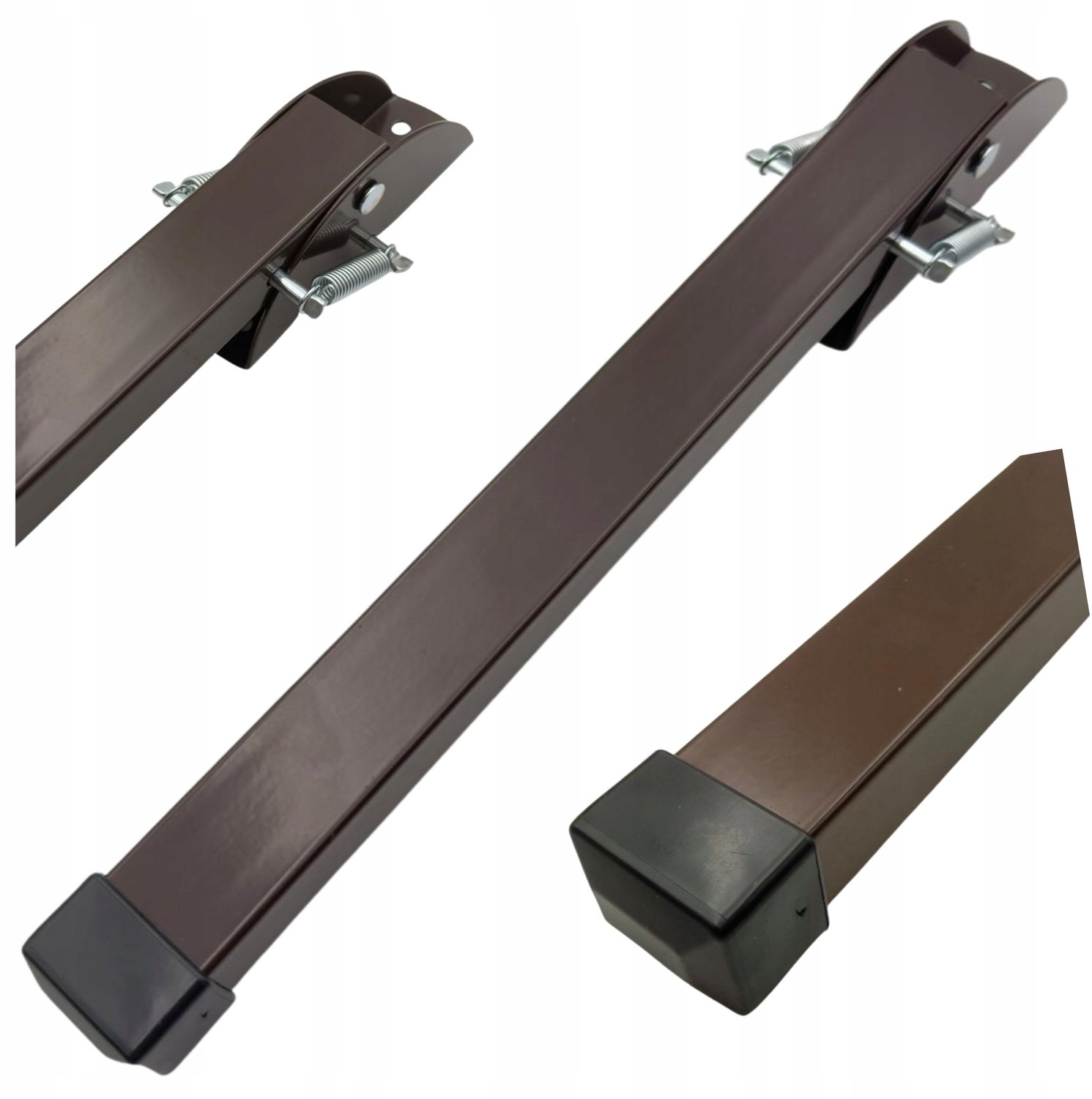Stevige Garage Deurondersteuning 30cm - Bruine Deurstopper met Veer