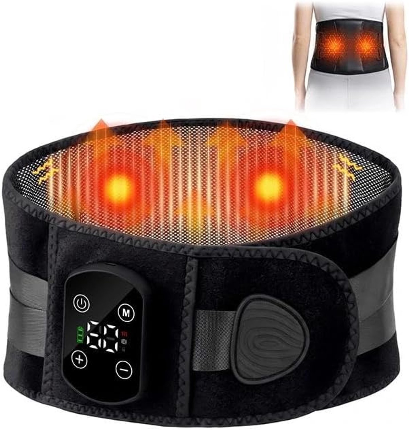 Warmtegordel voor de rug, 5000 mAh verwarmingskussen