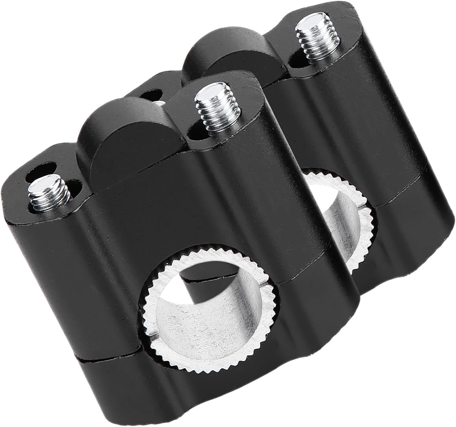 Motorfiets Stuurverhoger Aluminium Stuurklemmen 28 Mm Geanodiseerde Montageklemmen Eenvoudige Installatie voor Motorcruiser Fietsrijders 2 Stuks
