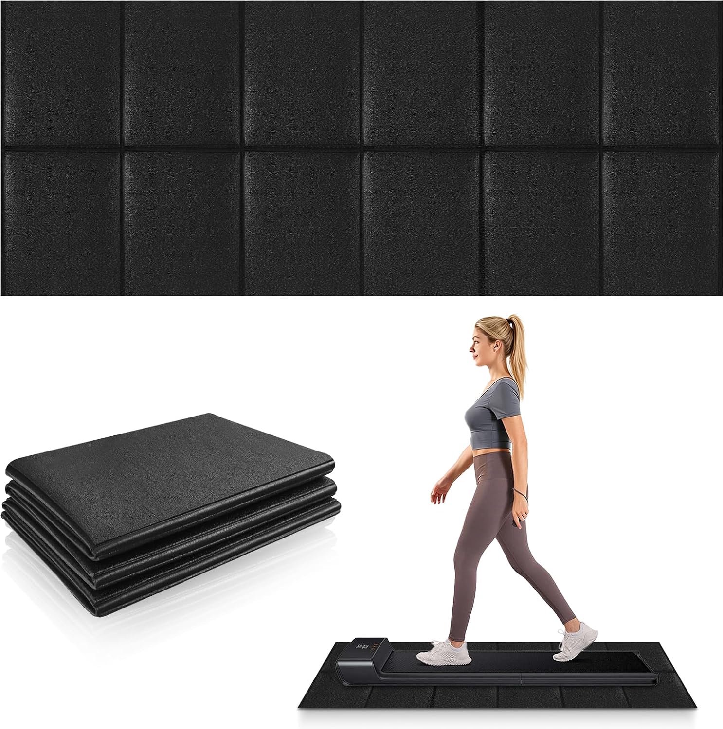 Walking Pad Mat Floor Protector140*60cm Ruisonderdrukking Mat