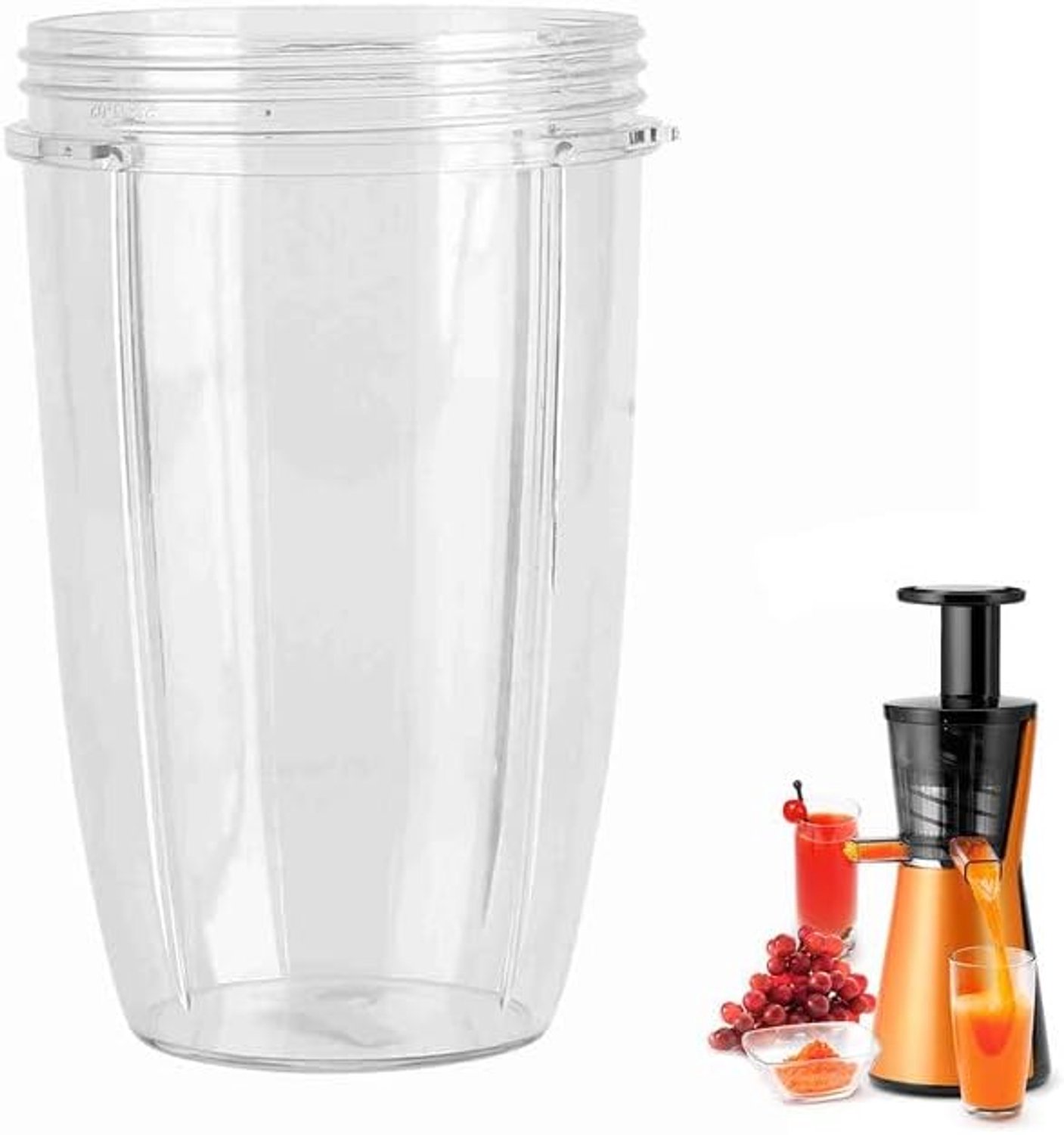 Blender Cups Jar Top Cup Juicer Cup Onderdelen Mok Vervanging voor Extractor 900W (24oz)