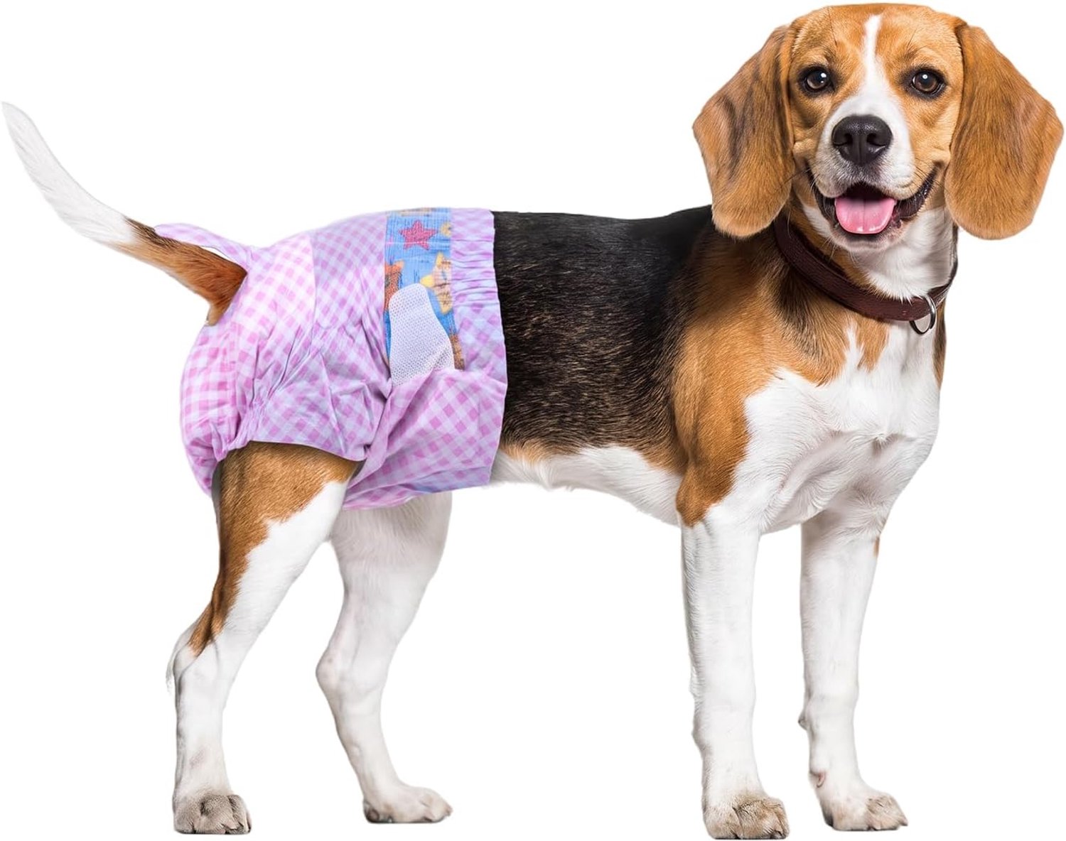 Luiers voor honden, geschikt voor honden en katten, verstelbare wegwerpluiers van 10–40 stuks (S-10 stuks)