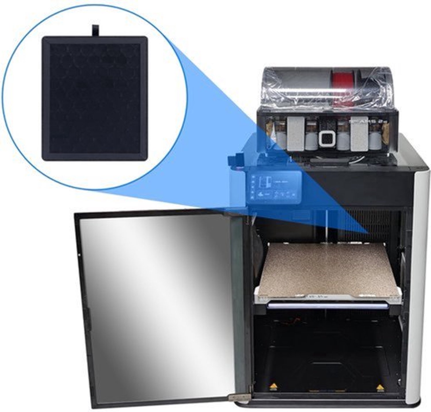 3D-printer accessoires actieve kool luchtfilter: hoge adsorptiecapaciteit - filtering van drukgassen Moet Have Purifier vervanging