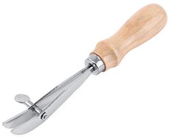 Lederen Creaser Verstelbaar - Houten Handvat - Rand Beveler - Ambachten Gereedschap - DIY Gereedschap - Handgemaakt Werk - Randbeveler