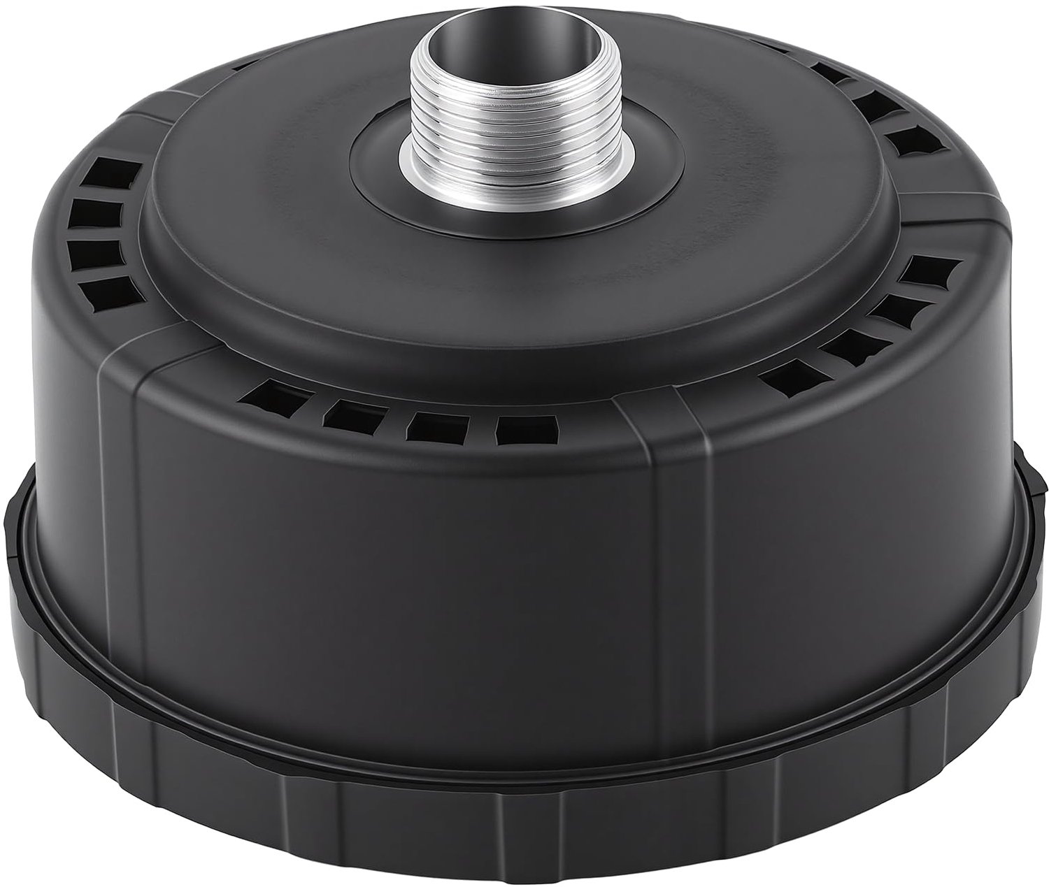 Luchtcompressor Geluiddemper - Inlaatfilter - Kunststof Omhulsel - Ronde Uitlaat - Filter Inlaat Dia 80mm - Hoogwaardige Kwaliteit - Compressordemper