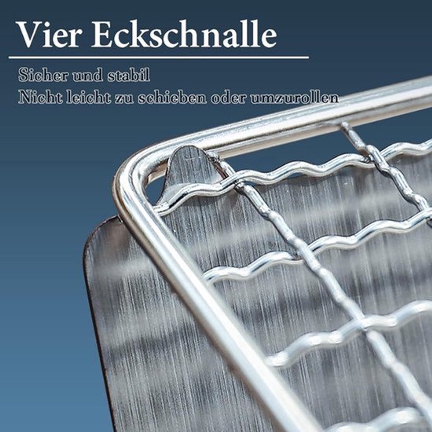 Mini houtskoolbarbecue, draagbaar, kleine opvouwbare houtskoolbarbecue voor tafelgebruik thuis, opvouwbare afneembare campingbarbecue, voor buiten, tuin, feest - voor 1 tot 2 personen (28 x 18 x 13 cm