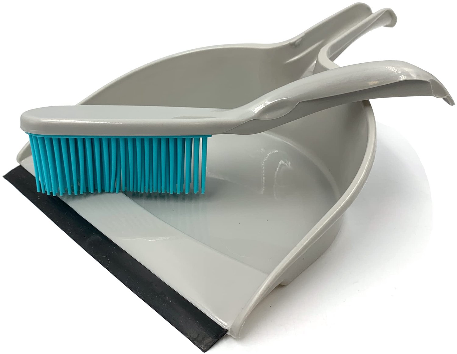 Pet Hair Remover Dustpan en Rubber Handborstel