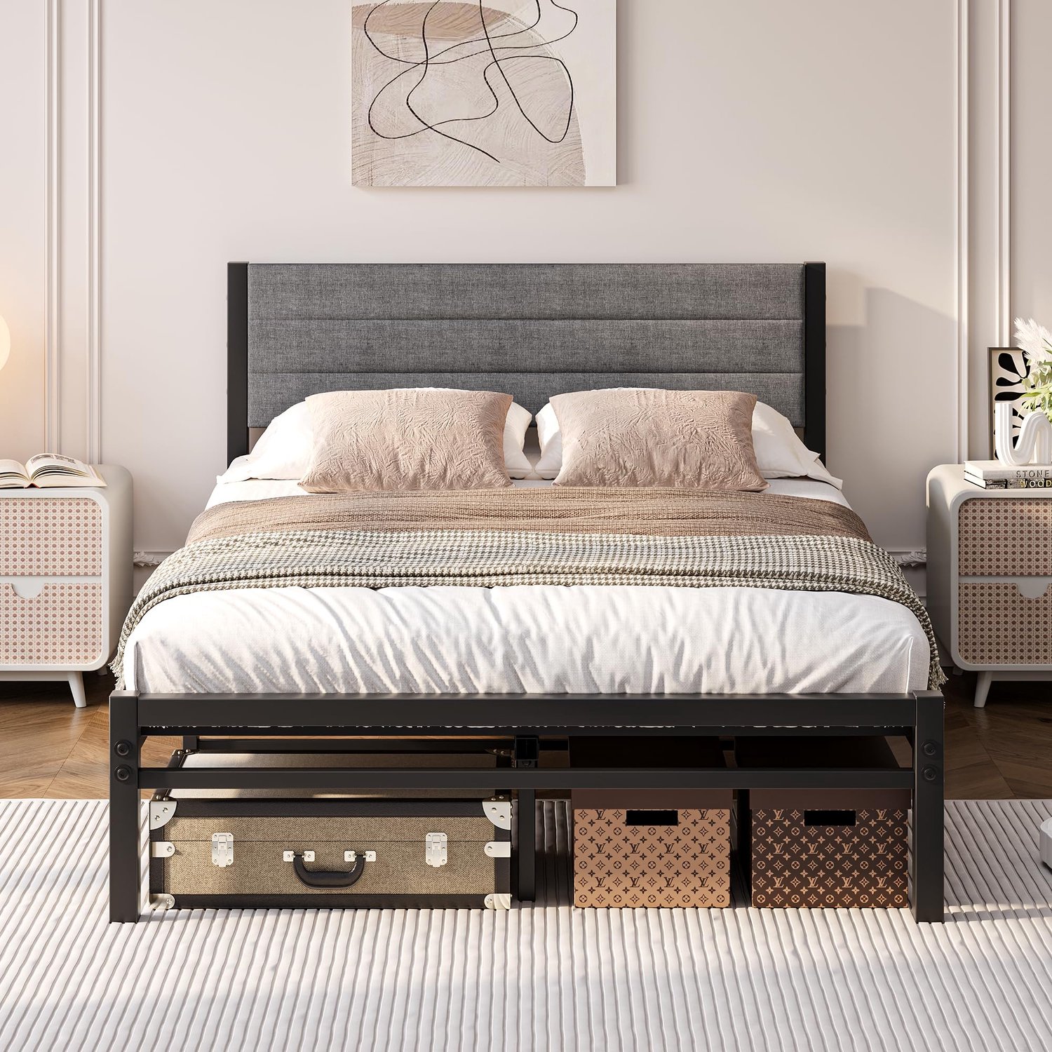 Bed 120 x 200 cm met Slatted Frame