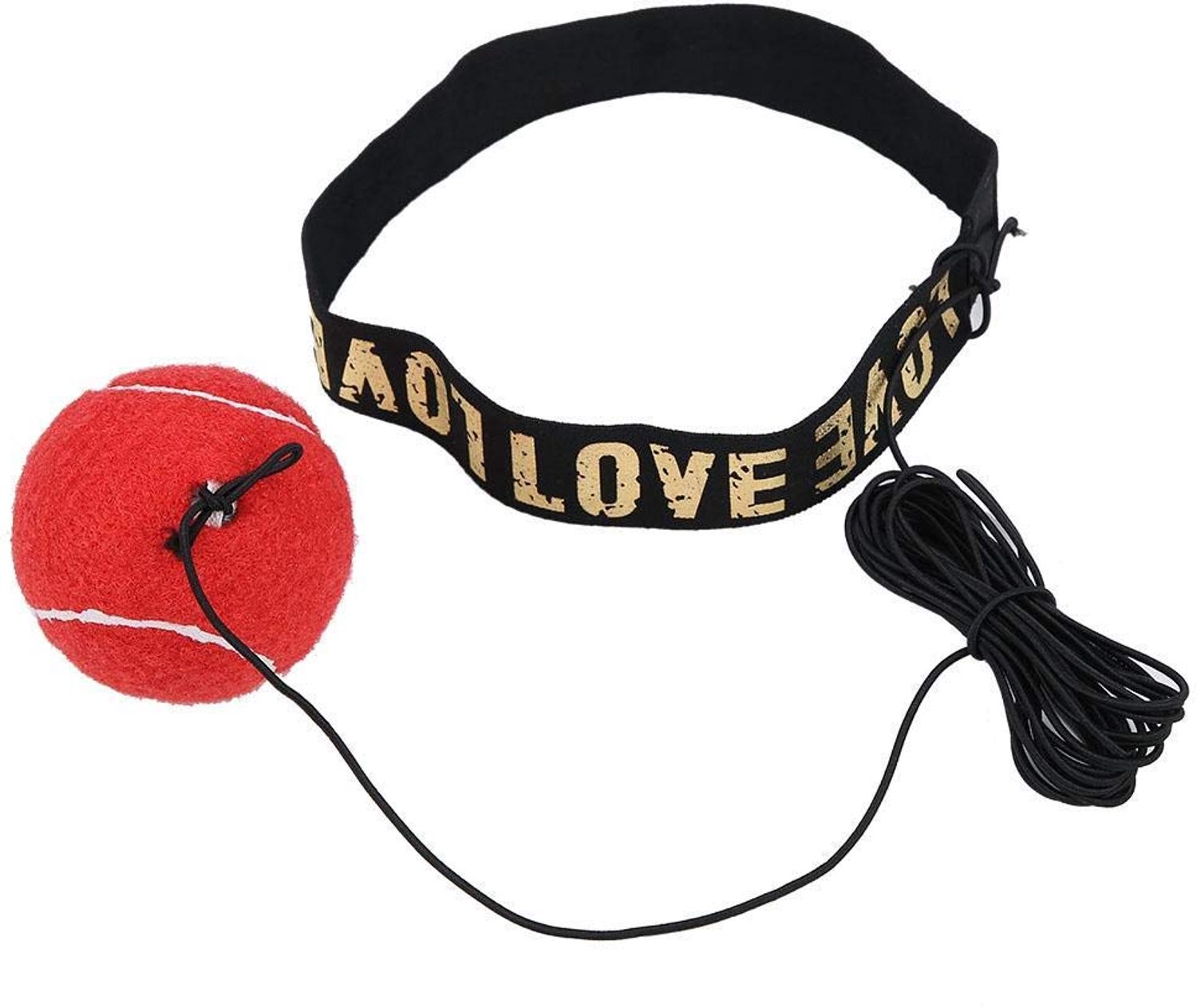 Reflexbal Hoogwaardig Rubber - Boksbal - Speed Training - Stressvermindering - Duurzaam - Supervezelhoofdband