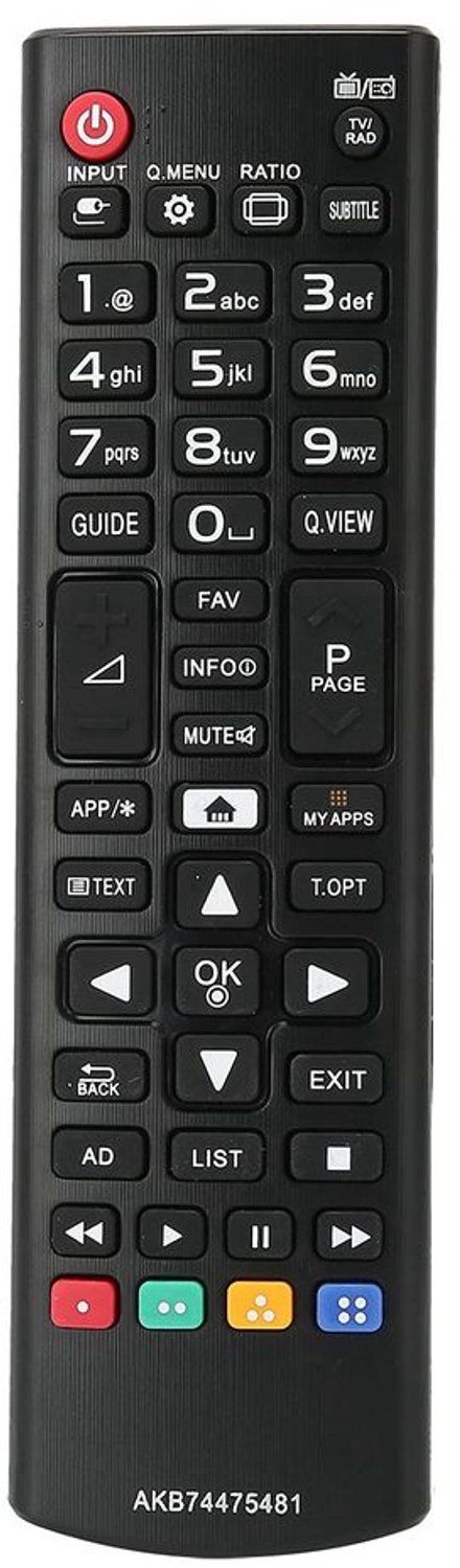 Afstandsbediening - Geschikt voor TV - Geen programmeren nodig - Zwart - Gebruiksvriendelijk - Batterij niet inbegrepen - Voor verschille...