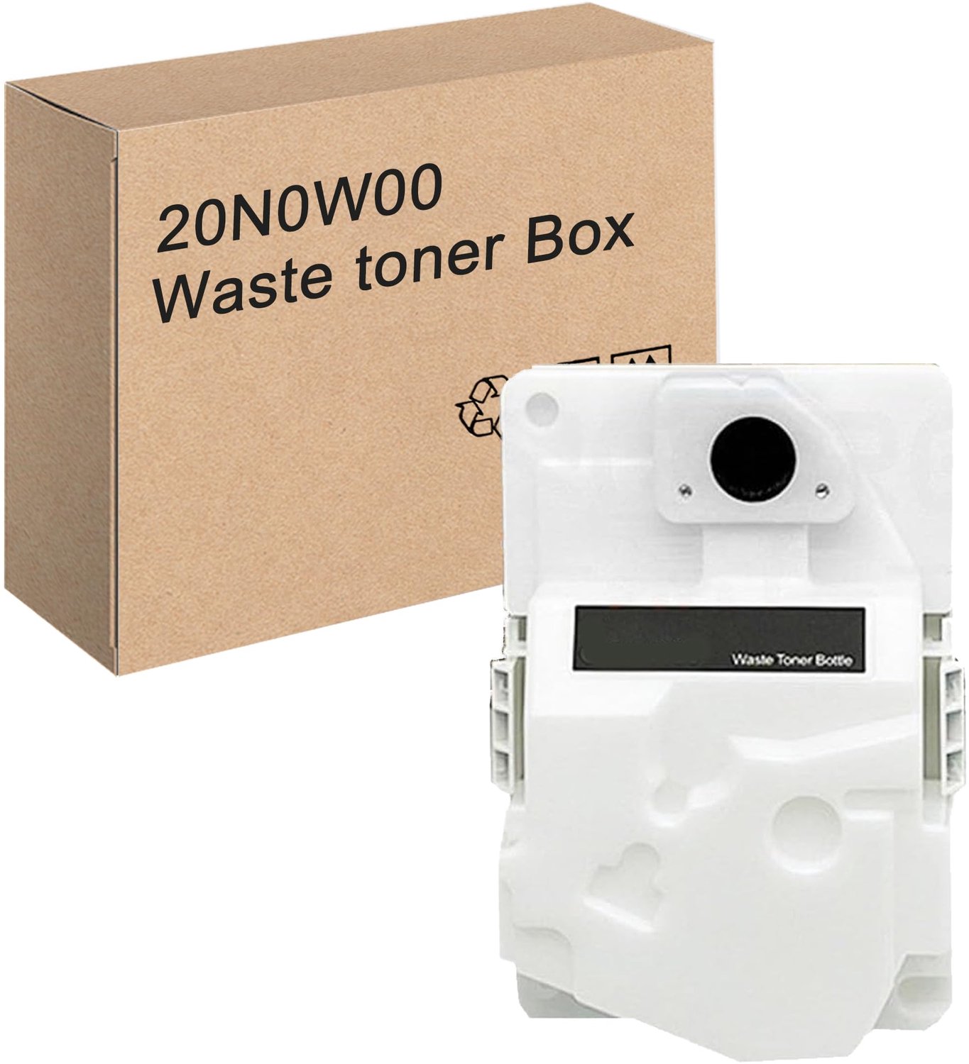 Resttonercontainer 20N0W00 - Compatibel met Lexmark C2326/C3224dw/C3326dw/C3426dw - 15.000 pagina's - Voor Xerox C230/C235 printer - 1 stuk - Toner