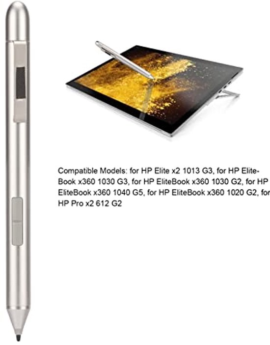 Actieve Stylus Pen - Capacitatieve Stylus - Ultraggevoelig punt - Geschikt voor EliteBook en Pro X2 - Ideaal voor tekenen en notities — afbeelding 2