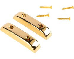 Duimsteun voor jazz- en basgitaar - 2 stuks, antislip en lichtgewicht (GM03 goud)