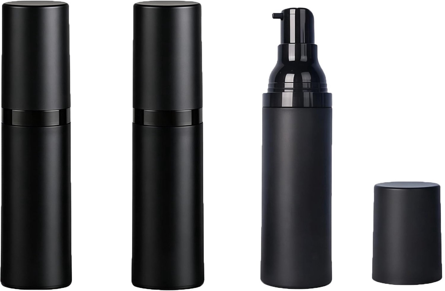 Lotiondispenser 30 ml - Vacuüm Pompflessen - Hervulbare Cosmetische Containers - Reisvriendelijk - Krasbestendig - Lekvrij - Cosmetische Fles