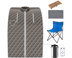 Mini mobiele stoomsauna, 3 liter, draagbare stoombadsauna met verstuivingsfunctie, thuissauna met…