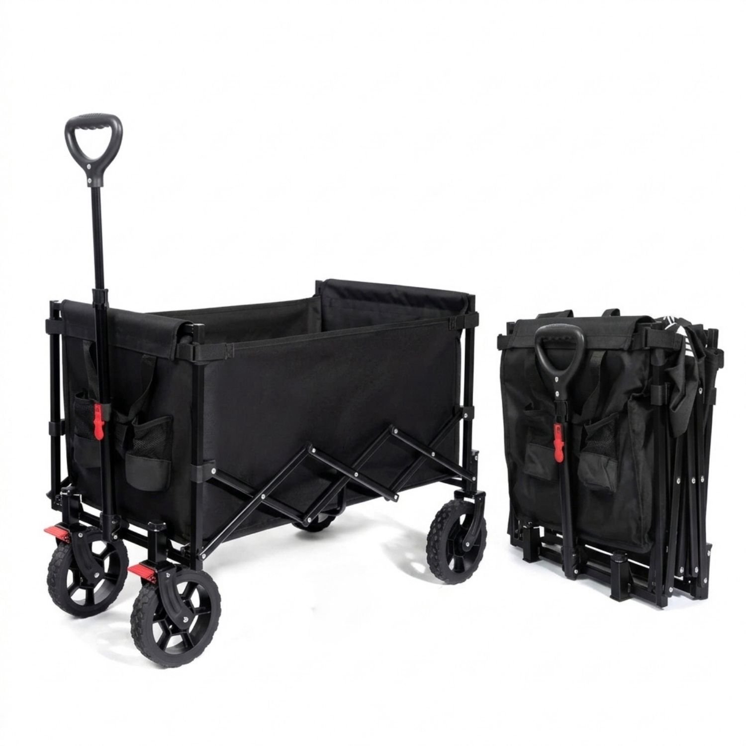 Vantivo® Bolderkar Opvouwbaar Luchtbanden - Strandwagen - Bolderwagen - Festivalwagen