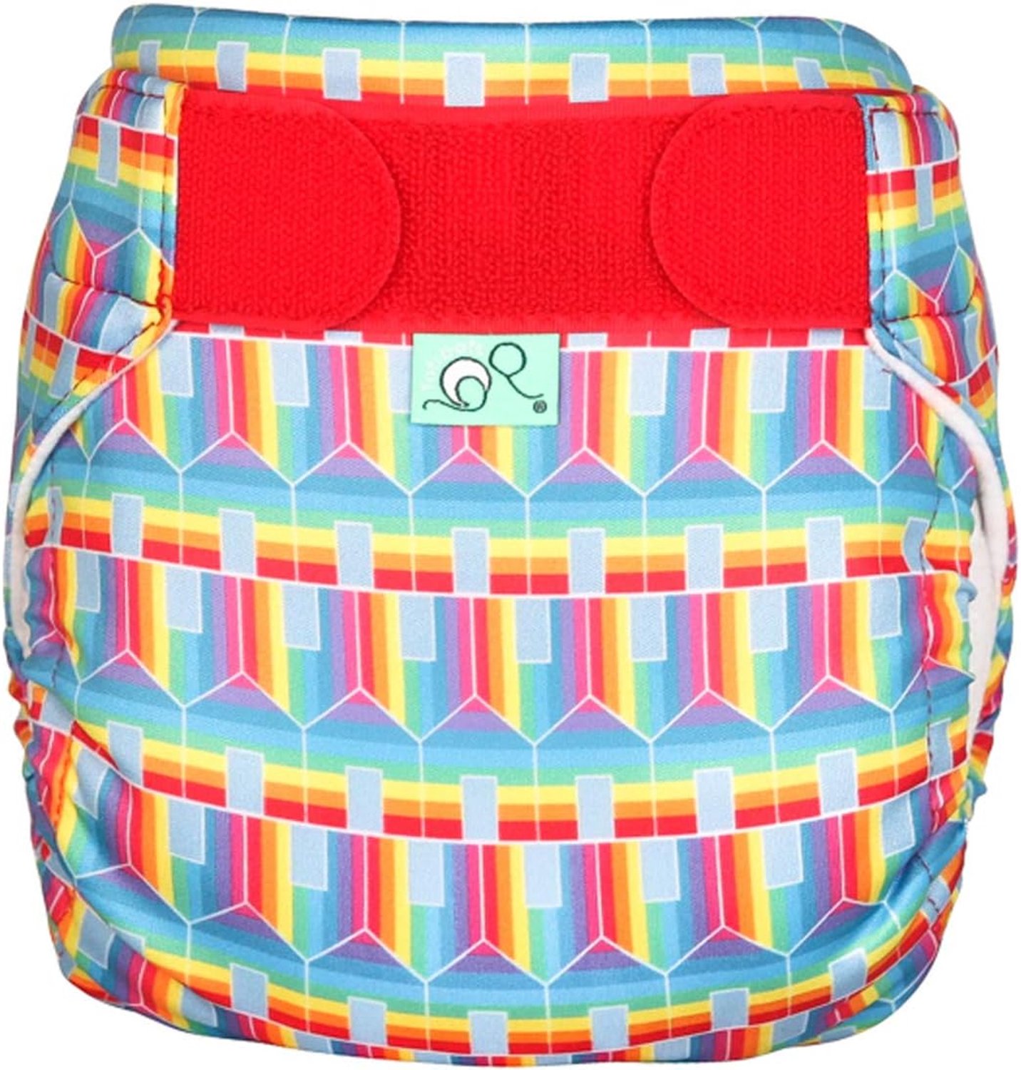TOTSBOTS Reusable Baby Swim Diaper - Lovely Swim Diapers Size Newborn to Toddler, Fun in the Sun or Paddle by the Pool Pool Safe (Hit the Hut)
